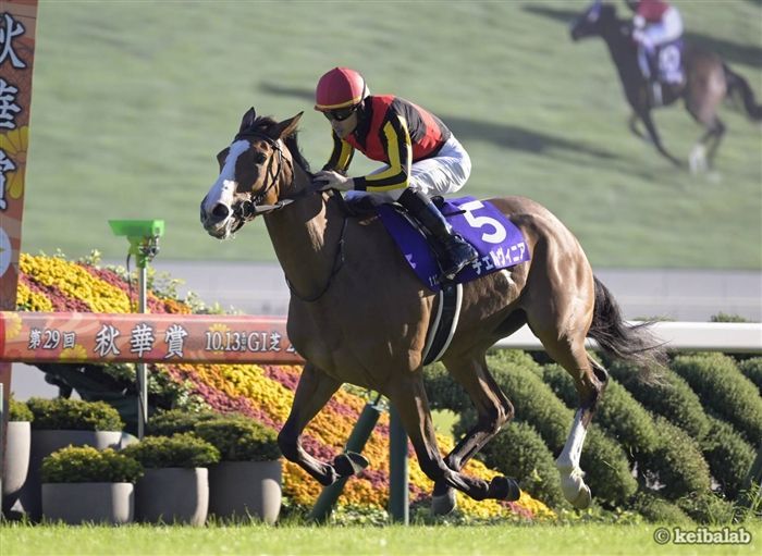 毎日王冠のレース写真